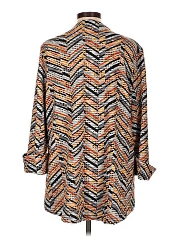 I.C. By Connie K 3/4 Sleeve Button-Down Shirt (view 2)