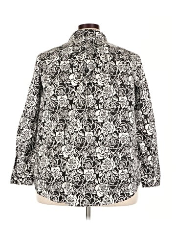 Roaman's Long Sleeve Button-Down Shirt (view 2)