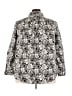 Roaman's Paisley Silver Long Sleeve Button-Down Shirt Size 24 - photo 2