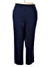 Liz & Me Solid Blue Active Pants Size 3X - photo 1