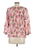 IZOD Pink 3/4 Sleeve Blouse Size L - photo 2