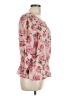 IZOD Pink 3/4 Sleeve Blouse Size L - photo 4