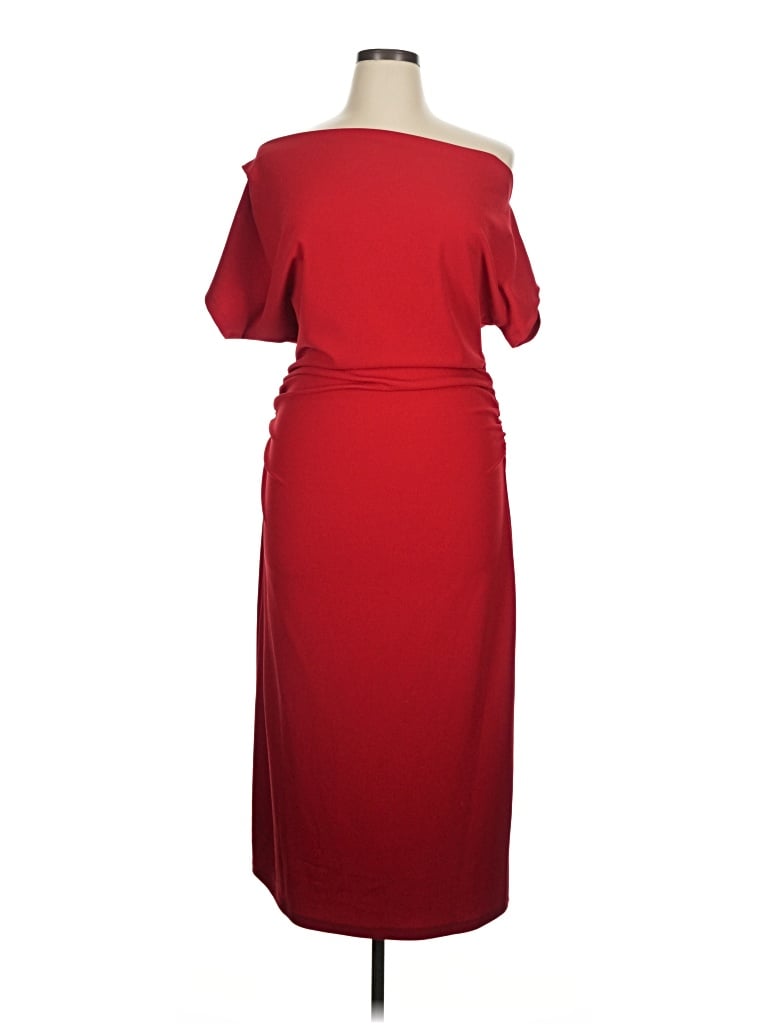 Pre-owned Gibson Latimer Cocktail Dress In Red