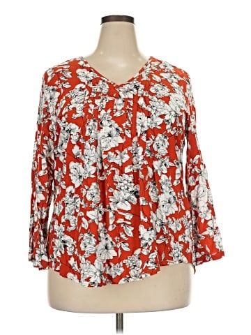 Fun2Fun 3/4 Sleeve Blouse (view 1)