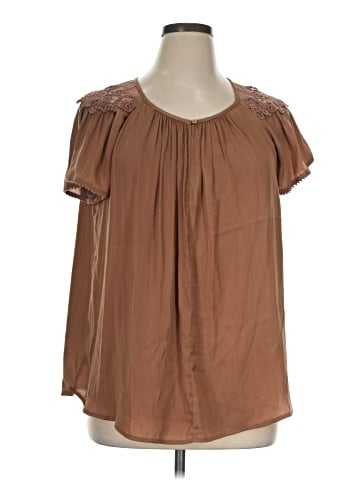 Philosophy Republic Clothing Short Sleeve Blouse (view 1)