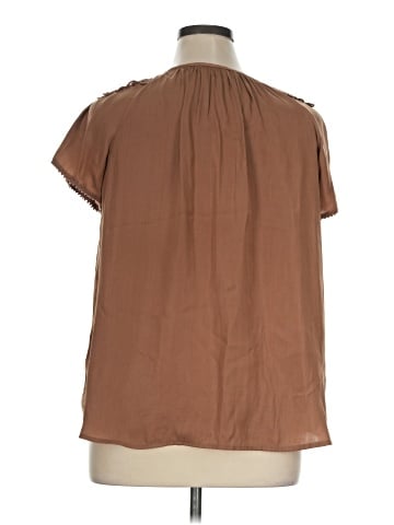 Philosophy Republic Clothing Short Sleeve Blouse (view 2)