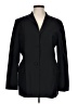 Jil Sander 100% Silk Solid Black Silk Blazer Size EU 44 / US 14 - photo 1
