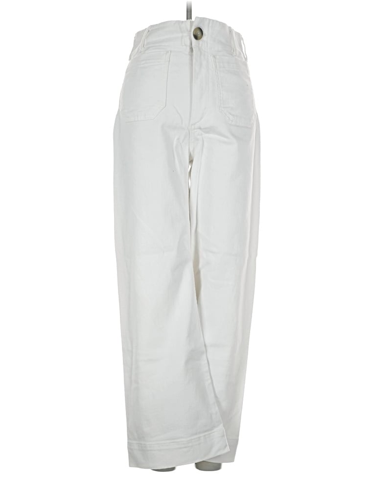 Pre-owned Maeve Jeans In Ivory