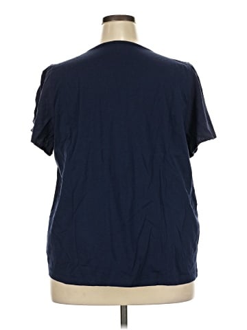 Skies Are Blue Short Sleeve Blouse (view 2)