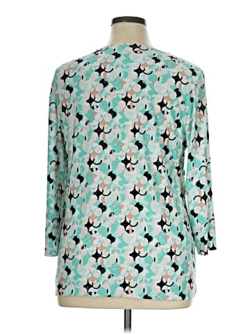 JM Collection 3/4 Sleeve Blouse (view 2)