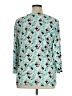 JM Collection Teal 3/4 Sleeve Blouse Size XL - photo 2