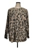 Westbound Animal Print Silver Pullover Sweater Size XL - photo 1