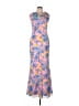 AFRM Blue Casual Dress Size L - photo 1