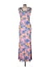 AFRM Blue Casual Dress Size L - photo 2