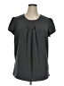 Lands' End Gray Short Sleeve Blouse Size 16 - photo 1