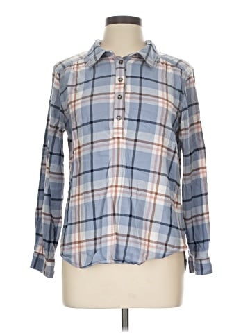 Christopher & Banks Long Sleeve Blouse (view 1)