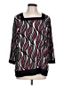 Alfred Dunner Black 3/4 Sleeve Blouse Size L - photo 1