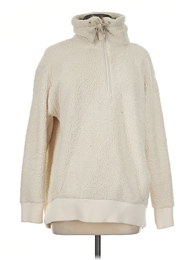 Pre-owned Athleta Pullover Sweater In Ivory