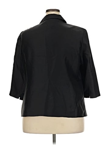 Adrianna Papell 3/4 Sleeve Silk Top (view 2)