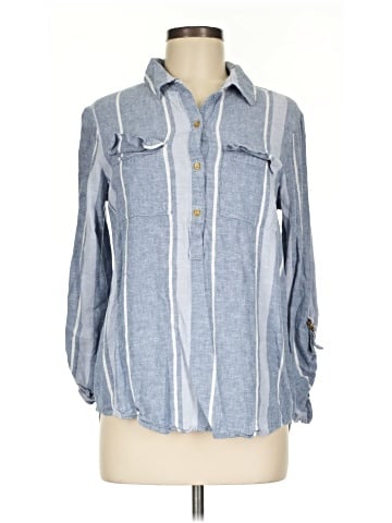 Ellen Tracy 3/4 Sleeve Button-Down Shirt (view 1)