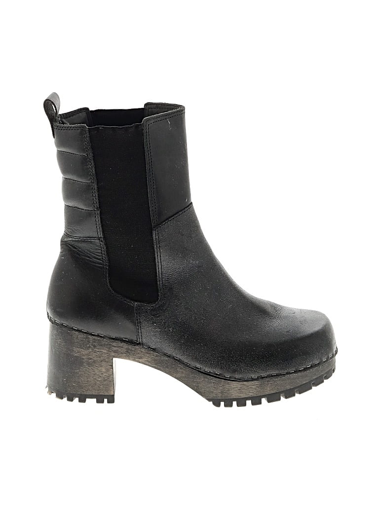 Pre-owned Assorted Brands Ankle Boots In Black