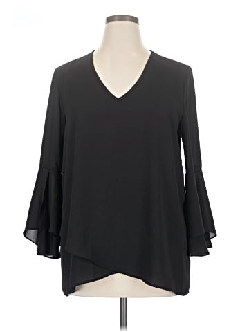 Karen Kane 3/4 Sleeve Blouse (view 1)