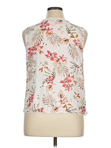 Skies Are Blue Sleeveless Blouse (view 2)