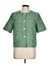 Assorted Brands Tweed Plaid Silver Green Blazer Size L - photo 1