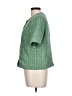 Assorted Brands Tweed Plaid Silver Green Blazer Size L - photo 5