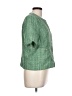 Assorted Brands Tweed Plaid Silver Green Blazer Size L - photo 4