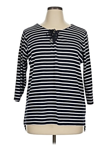 Rafaella Long Sleeve Henley (view 1)