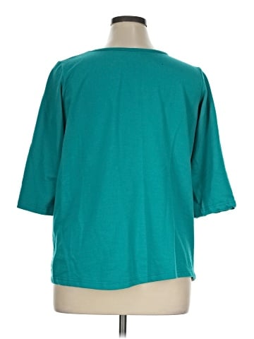 Woman Within 3/4 Sleeve T-Shirt (view 2)