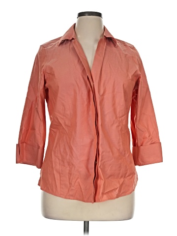 Foxcroft 3/4 Sleeve Button-Down Shirt (view 1)