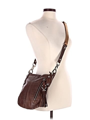 B Makowsky Leather Crossbody Bag (view 2)