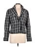 Liz Claiborne Houndstooth Gray Blazer Size 10 - photo 1