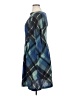 North Style Argyle Blue Casual Dress Size 16 - photo 5