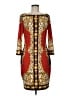Cache Print Red Cocktail Dress Size 8 - photo 1