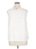 J.Jill White Sleeveless Button-Down Shirt Size XL - photo 1