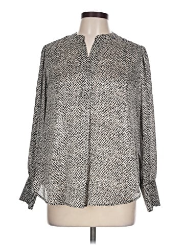 Anne Klein Long Sleeve Blouse (view 1)