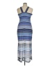 Guess 100% Polyester Graphic Blue Cocktail Dress Size 14 - photo 2