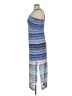 Guess 100% Polyester Graphic Blue Cocktail Dress Size 14 - photo 5