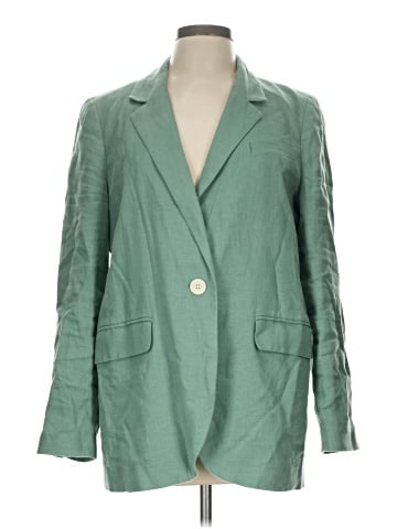 Madewell The Larsen Blazer in 100% Linen (view 1)