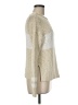 Gap 100% Cotton Color Block Ivory Pullover Sweater Size Med Petite - photo 4