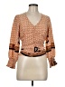 JEFF Brown Long Sleeve Blouse Size M (estimated) - photo 1