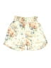 Shein Floral Ivory Shorts Size 160 cm / US 14 - photo 1