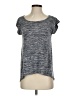 Soprano Gray Short Sleeve Top Size S - photo 1