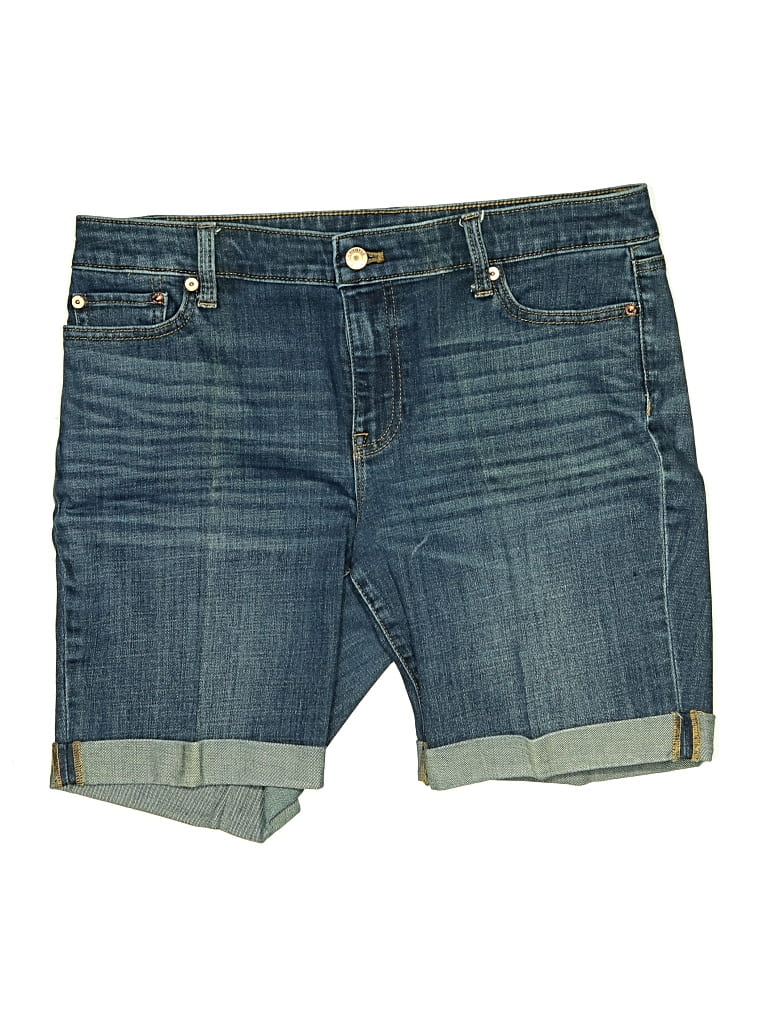 Pre-owned Flawless Denim Shorts In Blue