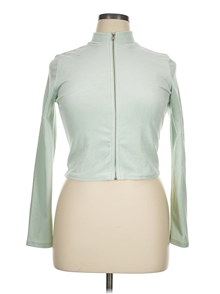 Pre-owned Forever 21 Cardigan Sweater In Green