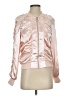 Bebe 100% Polyester Metallic Pink Jacket Size S - photo 1