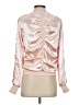 Bebe 100% Polyester Metallic Pink Jacket Size S - photo 2